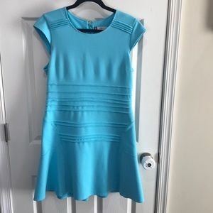 Blue Fitted Jennifer Lopez Dress